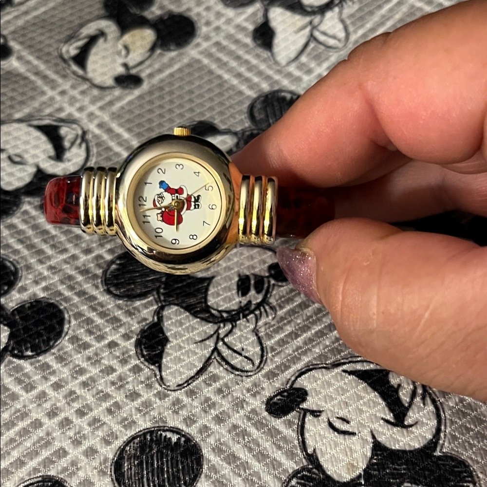 Charming Gold and Red Women's Watch